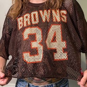 Vintage Crop Browns Jersey